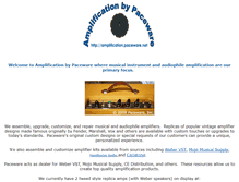 Tablet Screenshot of amplification.paceware.net